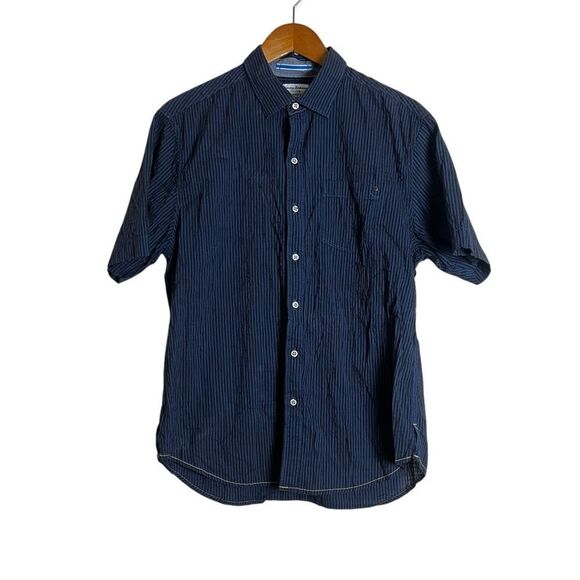 Tommy Bahama cotton blend short sleeve button down shirt - Picture 1 of 7